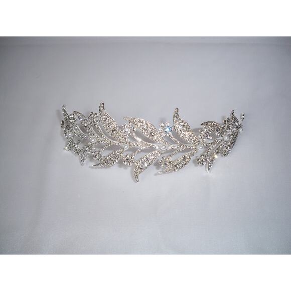Rhinestone tiara crown, wedding bridal prom princess birthday rhinestone tiara